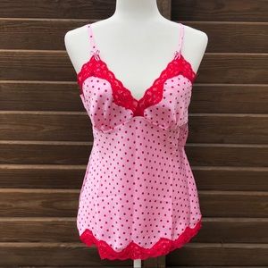 Candie’s polka dot cami